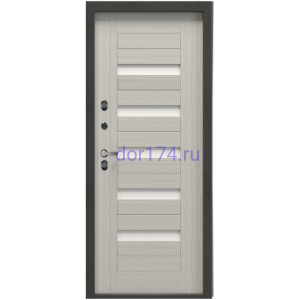 Входная металлическая дверь TERMAX TT2 G-301 Царга Лиственница белая