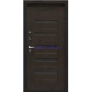 Входная металлическая дверь TERMAX TT2 G-301 Царга Орех темный