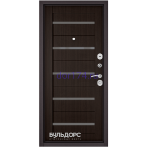 Входная металлическая дверь Бульдорс, MASS 90 Царговая 3K, Ларче Шоколад