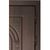 Входная металлическая дверь ДК Флоренция, Темный орех / Дуб беленый