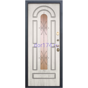Входная металлическая дверь Виконт (Vikont), Белый ясень