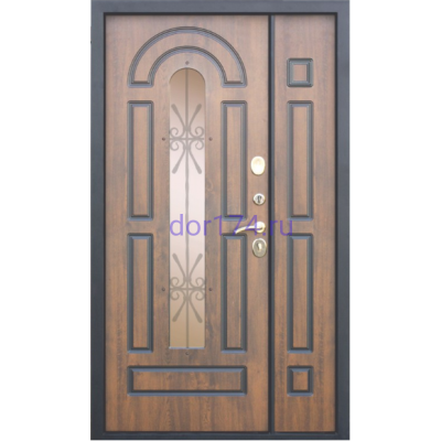 Входная металлическая дверь Виконт (Vikont), 1200, 1300 Грецкий орех