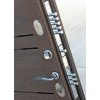 Входная металлическая дверь Чикаго Царга 10,5 см. Дуб Шале Корица