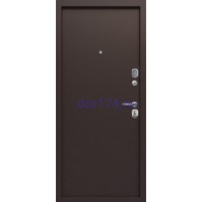 Входная металлическая дверь 9 см. Медный Антик, металл / металл.