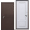 Входная металлическая дверь ISOTERMA 11 см. ЛАЙТ, Медный антик, Белый ясень