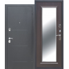 Входная металлическая дверь Гарда (Garda) 7,5 см. Серебро, Зеркало Фацет, Венге