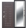 Входная металлическая дверь Монарх 10 см. Зеркало, Белый ясень