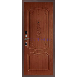 Входная металлическая дверь S803k Антик серебро, Фоман Итальянский орех