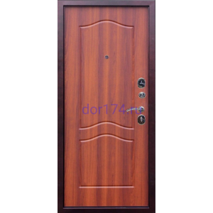 Входная металлическая дверь Страж 2К, Лесной орех