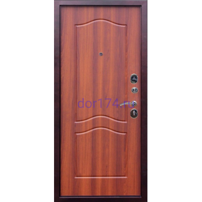 Входная металлическая дверь Страж 2К, Лесной орех