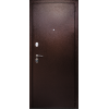 Входная металлическая дверь Страж G30 Ольга с зеркалом, Беленый дуб